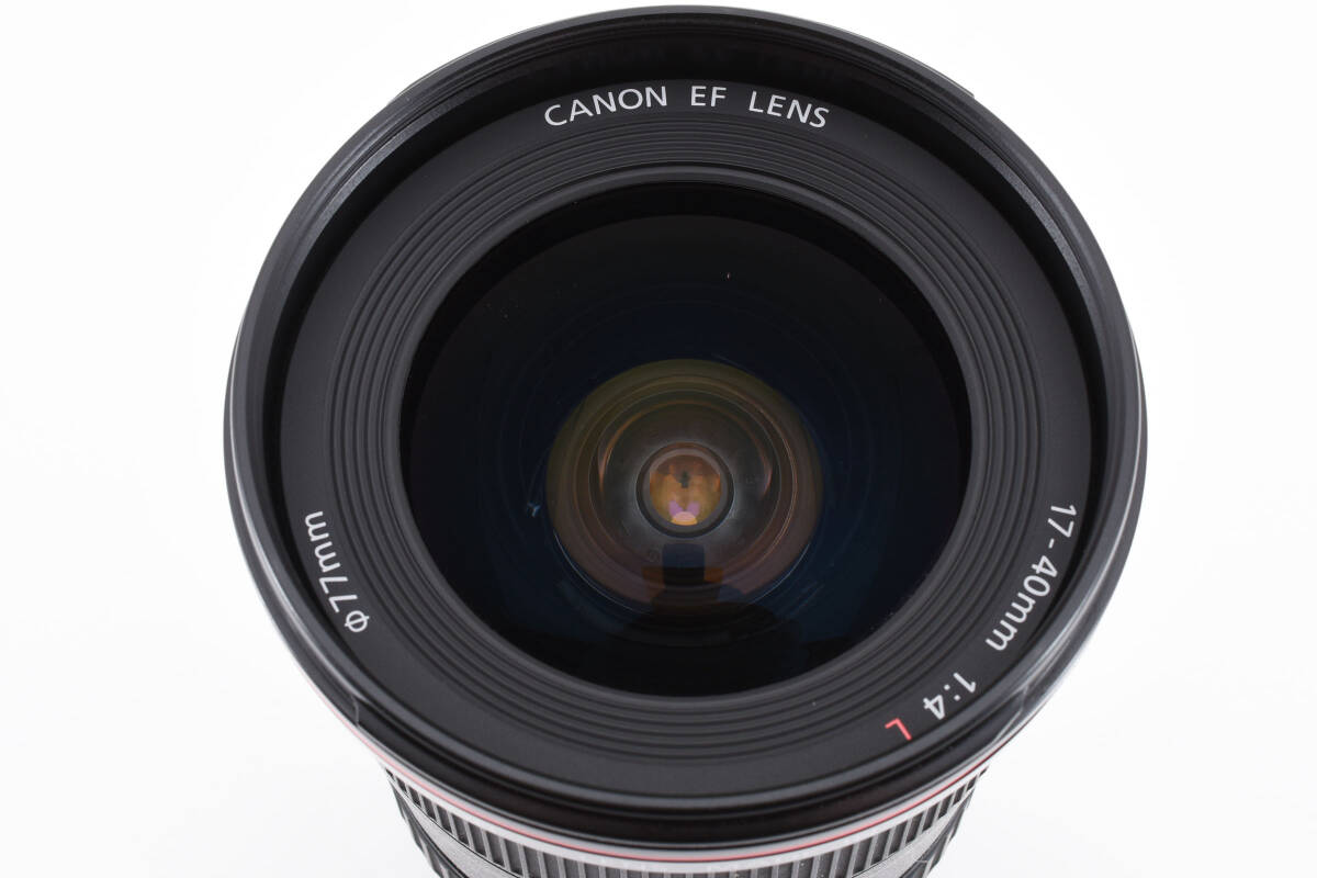 ★☆極上品 Canon ZOOM LENS EF 17-40mm F4 L USM ULTRASONIC キヤノン カメラレンズ #473☆★_画像4