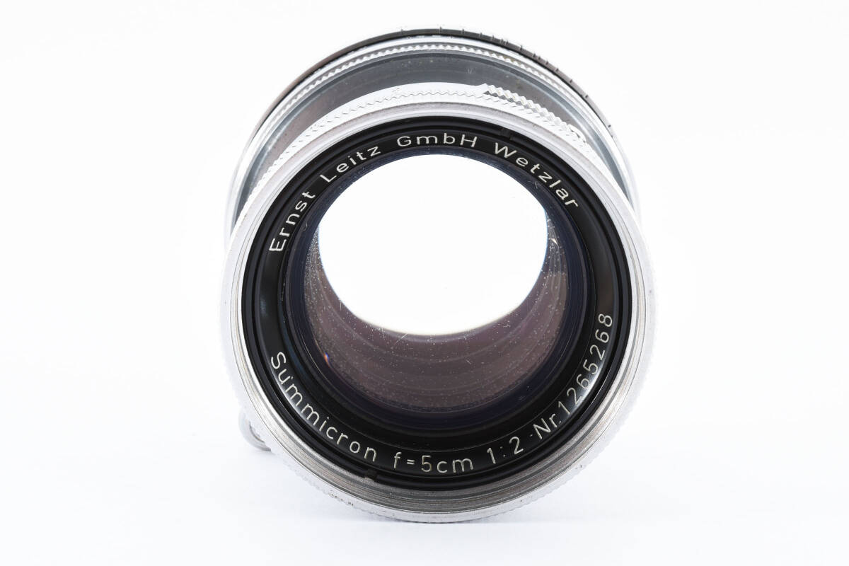 ★☆美品 Leica Summicron 5cm 1:2 Leitz 沈胴式 ライカ Lマウント #482☆★の画像3