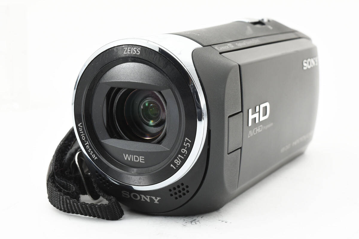 ★☆美品 SONY Handycam HDR-CX470 光学ズーム ソニー ビデオカメラ ブラック 元箱付属 #500☆★の画像2