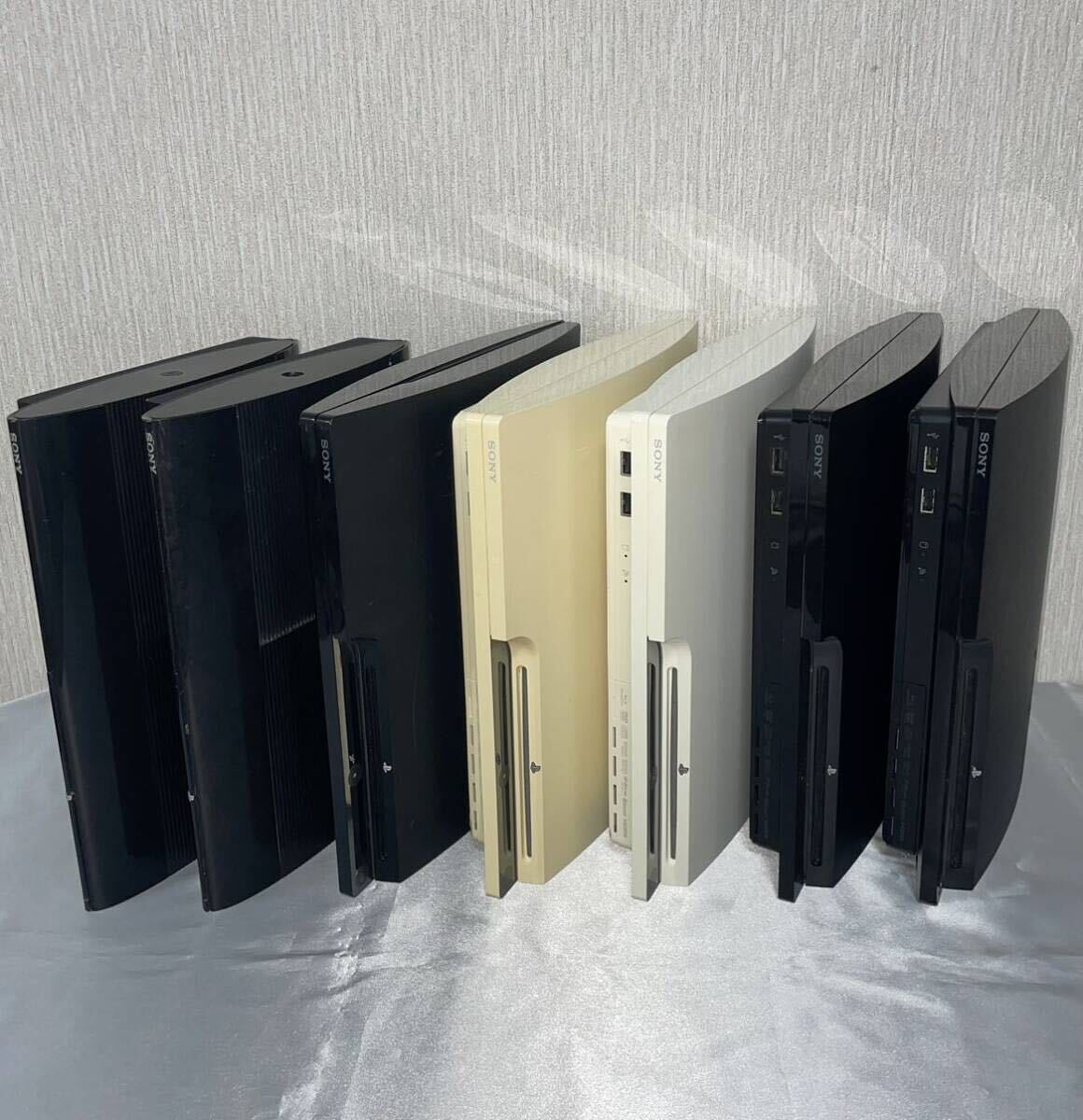 1円スタート PlayStation3 プレイステーション3 PS3本体 SONY ソニー 薄型 大量 7台 まとめ ジャンクの画像1