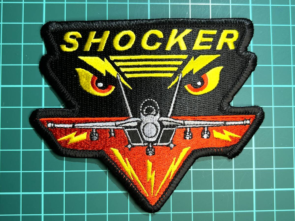 【機体関連パッチ】E/A-18G (Growler) SHOCKER 肩三角 J02の画像1