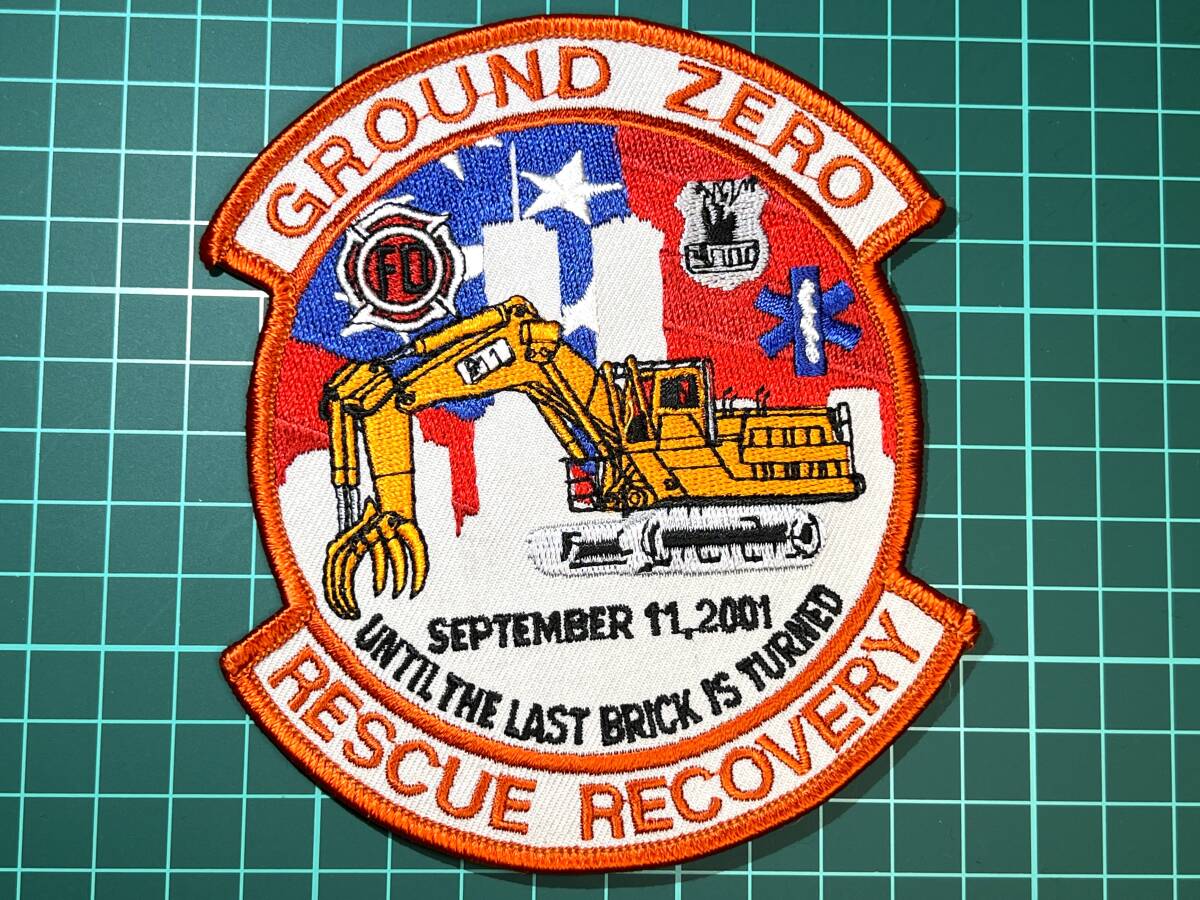 【9.11関連パッチ】GROUND ZERO RESCUE RECOVERY M09の画像1