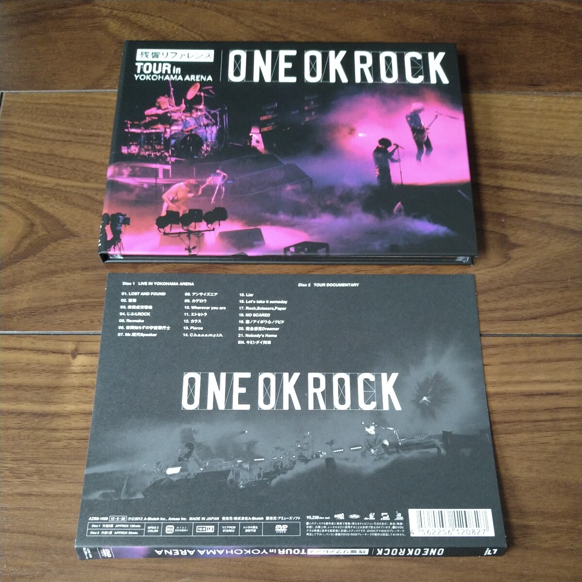 【送料無料】ONE OK ROCK DVD 残響リファレンス TOUR in YOKOHAMA ARENA 2枚組 ワンオクロック/映像作品_画像3