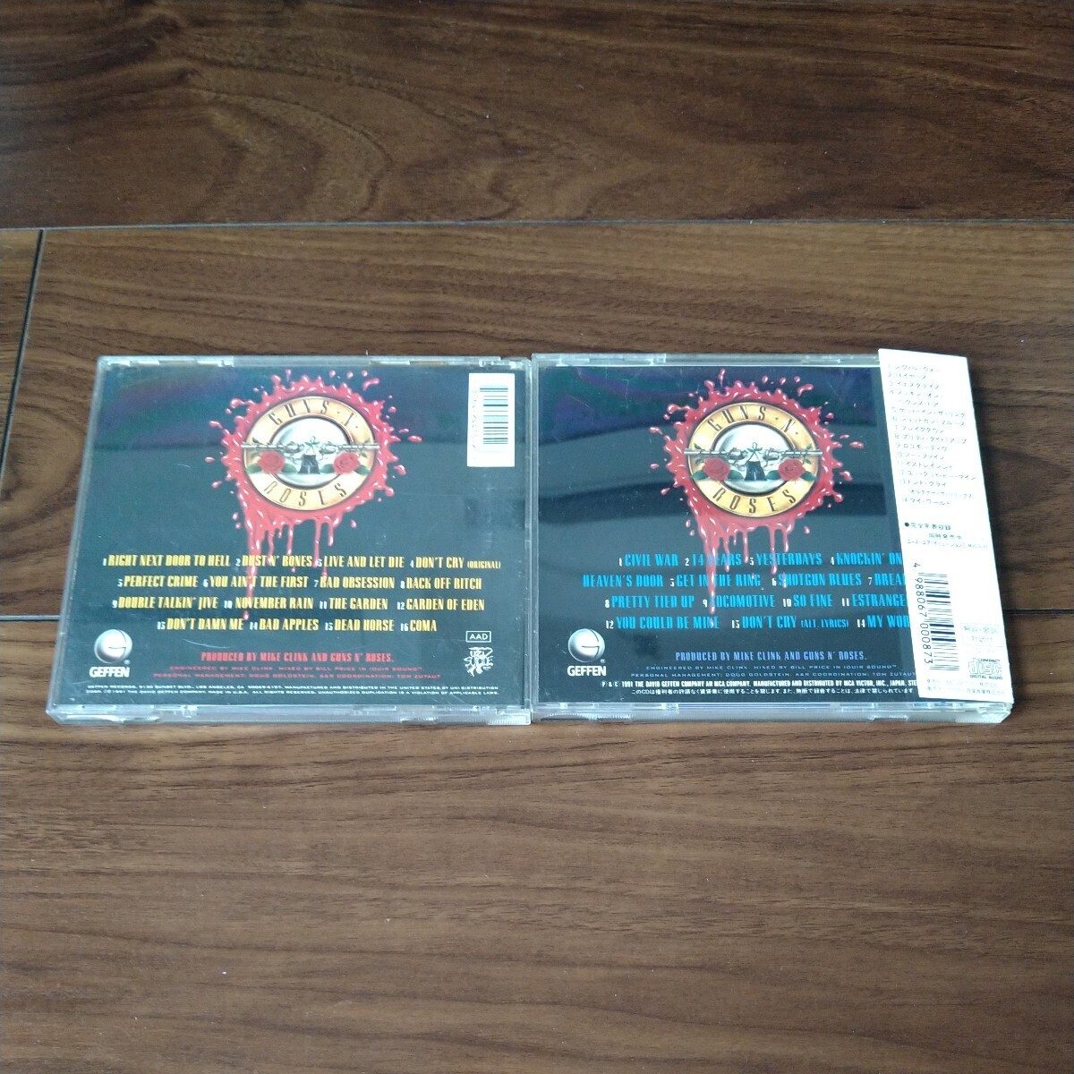 【送料無料】GUNS'N ROSES CDアルバム 2タイトルセット USE YOUR ILLUSION Ⅰ Ⅱ ガンズ アンド ローゼズ の画像2