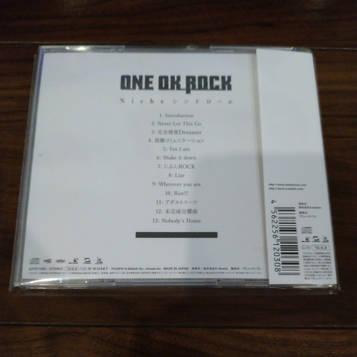【送料無料】ONE OK ROCK CDアルバム Nicheシンドローム ワンオクロックの画像2