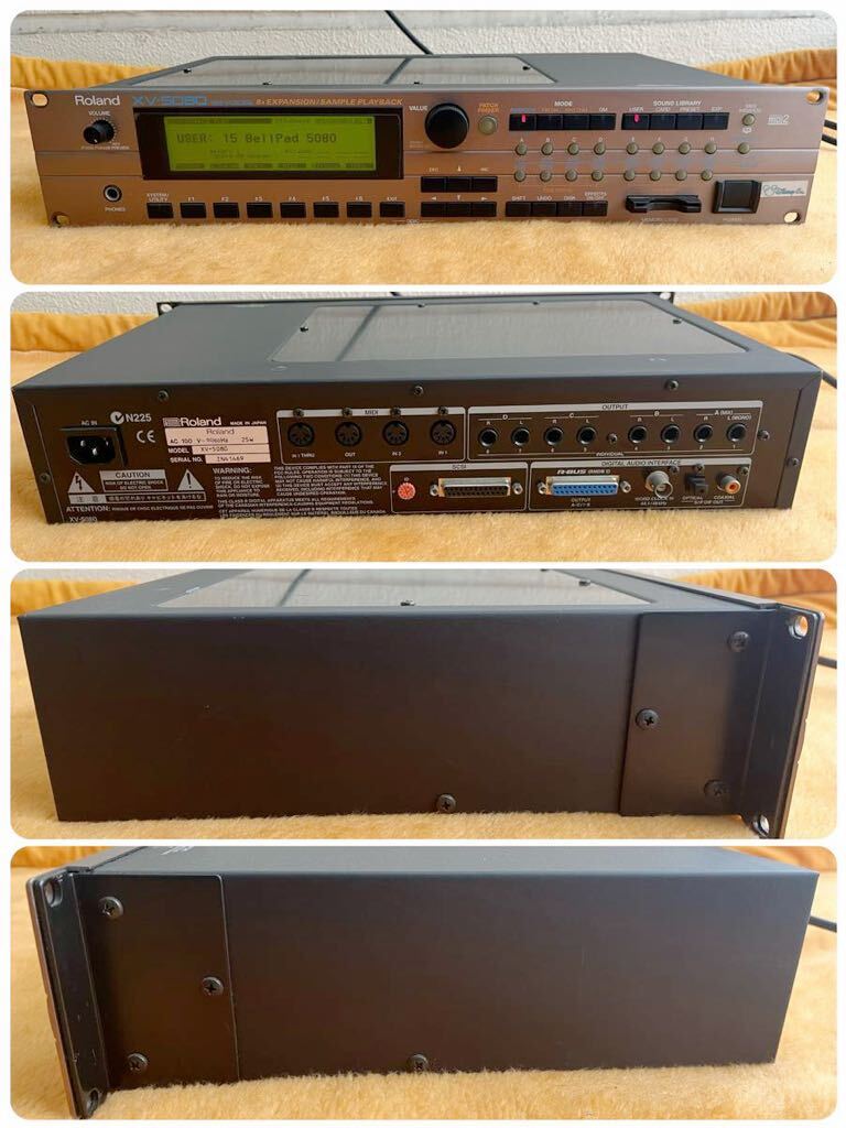 中古 Roland XV-5080 ローランド 音源モジュール通電確認のみ 動作未確認現状品の画像2