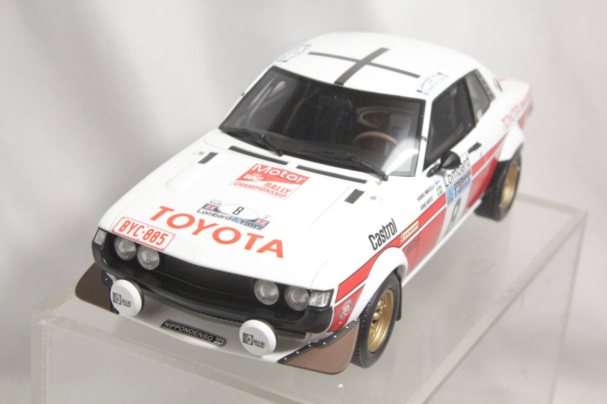 OTTO 1/18 トヨタ セリカ #8 ミッコラ 1977 RACラリー_画像4