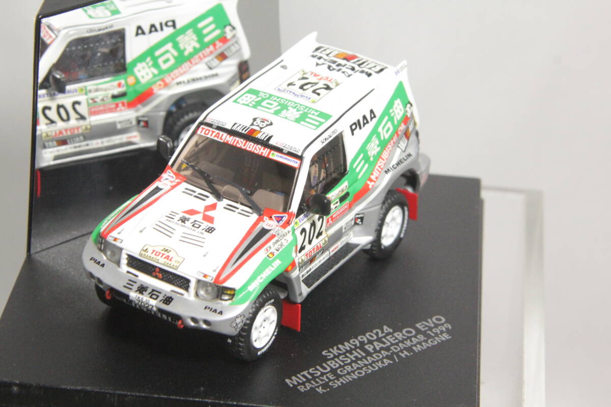 SKID 1/43 三菱 パジェロ EVO #202 篠塚 ダカールラリー 1999_画像2