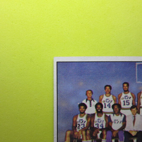 NBA 1975-76 Topps #214 New Orleans Jazzの画像3