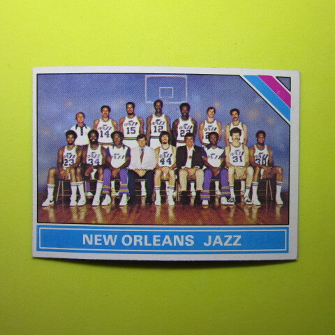 NBA 1975-76 Topps #214 New Orleans Jazzの画像1
