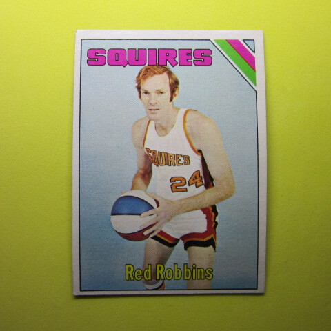 NBA 1975-76 Topps #295 Red Robbinsの画像1