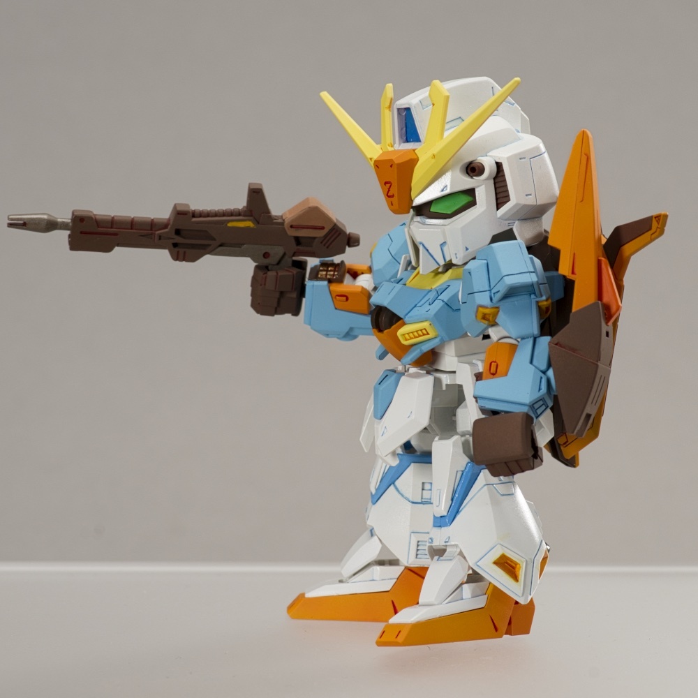 送料無料★SDガンダム・クロスシルエット・Z ゼータガンダム・塗装完成品・オリジナル台座付き_画像4