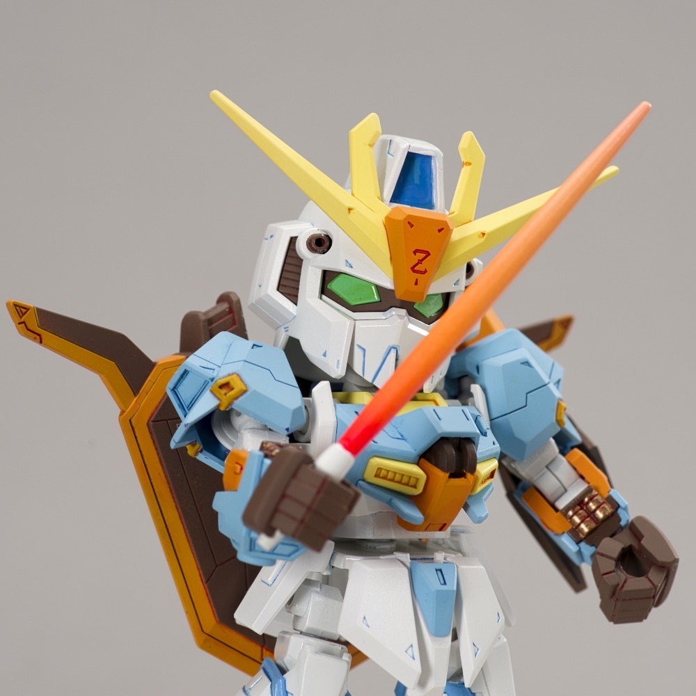 送料無料★SDガンダム・クロスシルエット・Z ゼータガンダム・塗装完成品・オリジナル台座付き_画像2