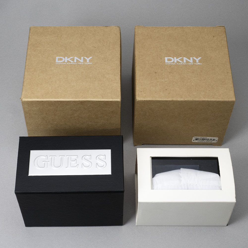  наручные часы DNKY GUESS BEIRNG пустой коробка 4 шт. комплект 