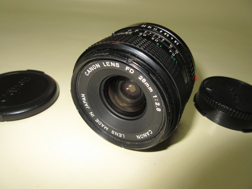 キャノン　Canon New FD 28mm F2.8_画像3