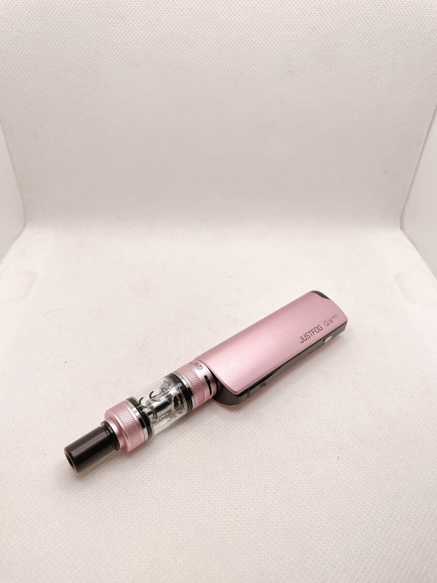ヴェポライザー JUSTFOG ジャストフォグ Q16 Pro Vaporizer ピンク 1.6Ω コイル付き ペン型 電子タバコ 6S2-3015 【動作確認品】 の画像1