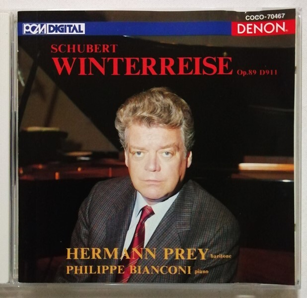 中古CD　 プライ(ヘルマン) 『 シューベルト：冬の旅 』 品番：COCO-70467 / フィリップ・ビアンコーニ(P)_画像1