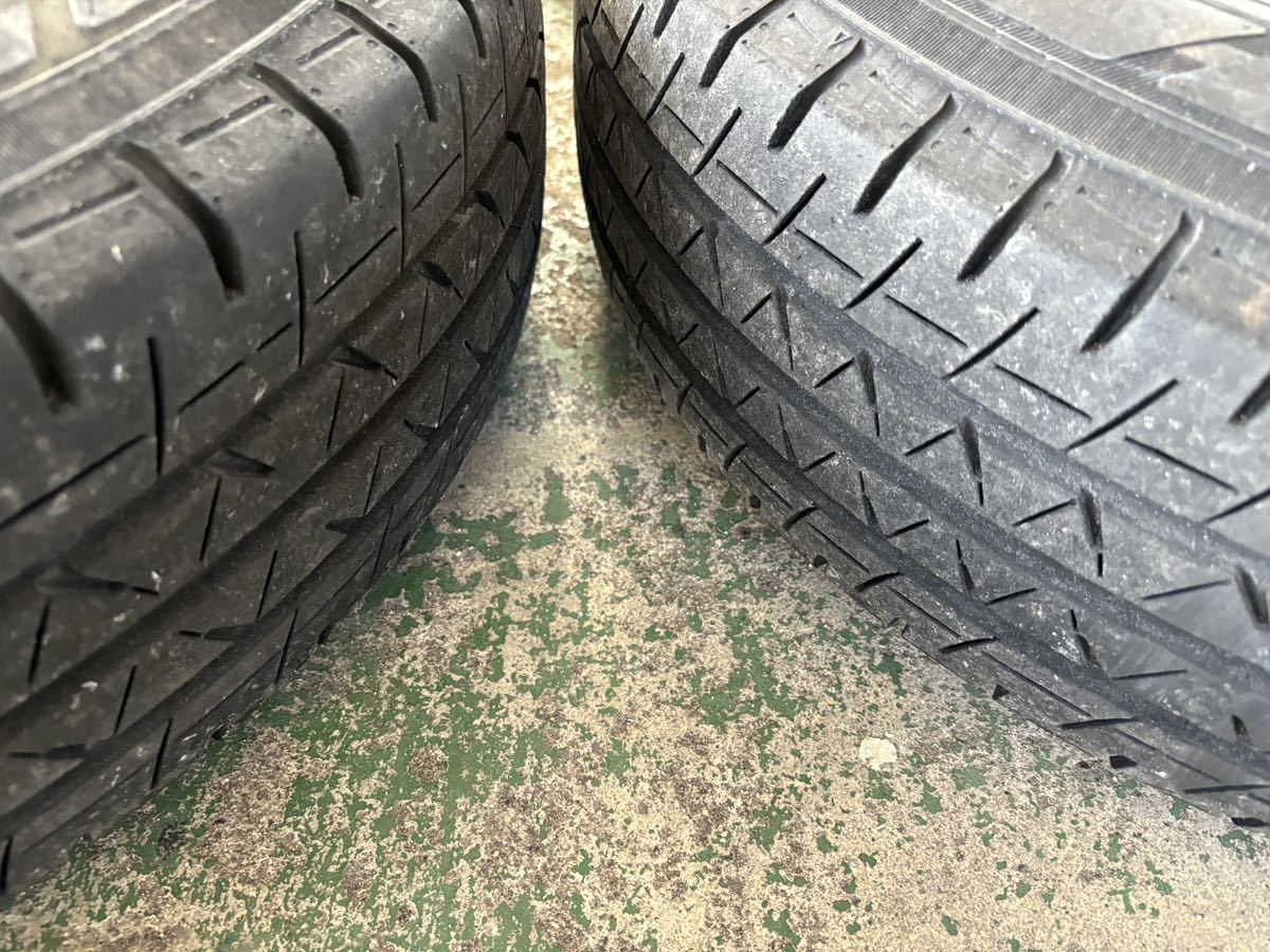 バリ山 ハイエース 139.7 6H ヨコハマ ブルーアース 195/80R15 2021年製 15インチ 6J +33 キャラバン_画像7