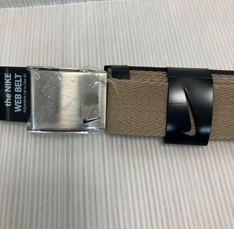 送料無料 新品 NIKE GOLF WEB BELT ゴルフ ベルト 42調節可_画像4