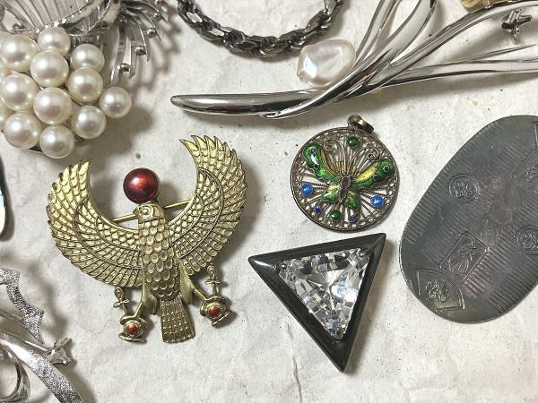 ☆シルバー アクセサリ SILVER 925 900 800 STERLING まとめて ブランドを含む？インディアン 輝石 リング 銀製 純銀 440g