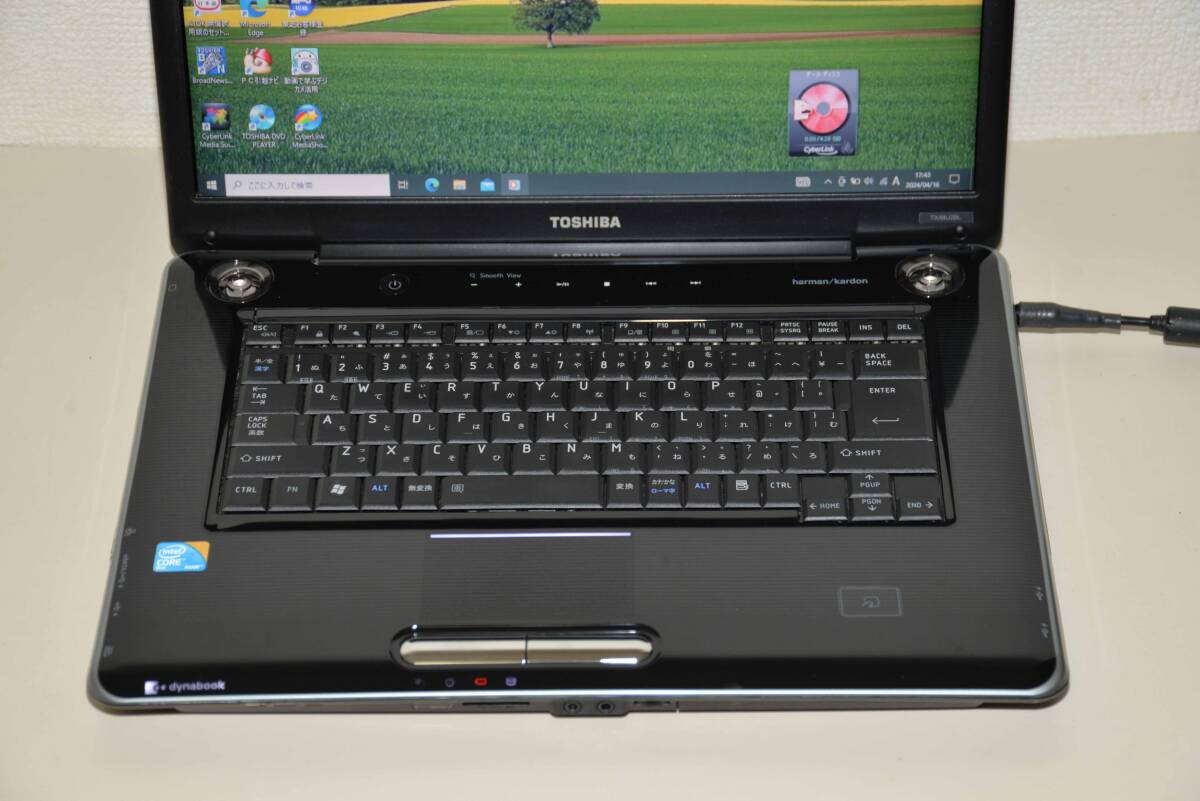 東芝 Dynabook TX/66J2LPBL win10(Pro) 320G 4G Office 2010作動品_画像2