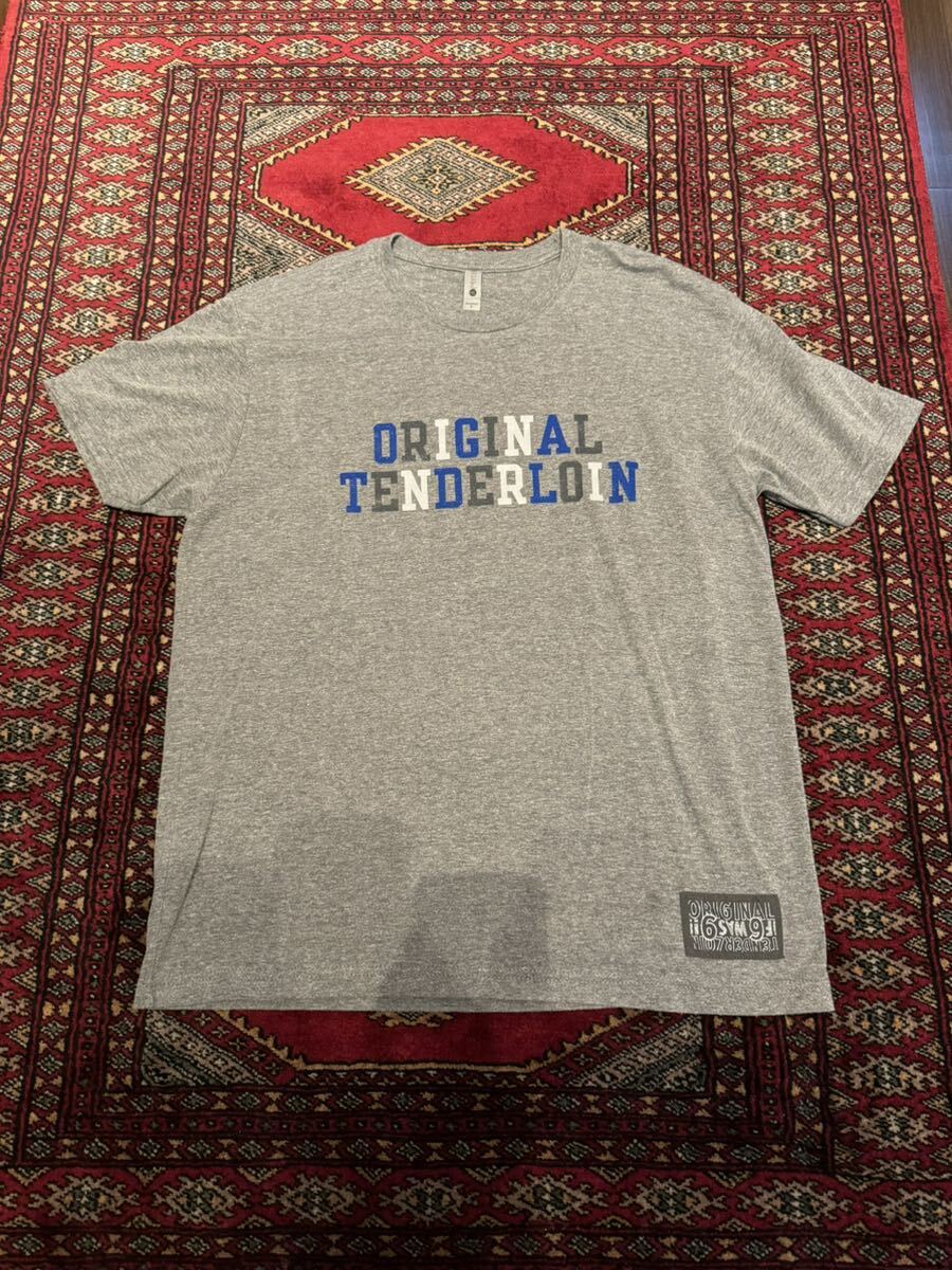 TENDERLOIN TEE 2A Tシャツ　Lサイズ　グレー　美品_画像1