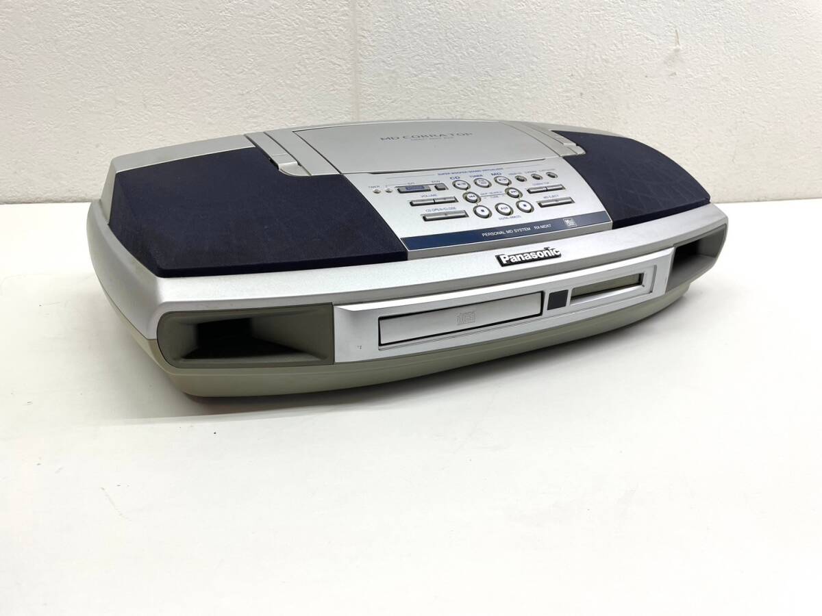 244-132 Panasonic パナソニック RX-MDX7 パーソナルMDシステム MD/CD/ラジオの画像1