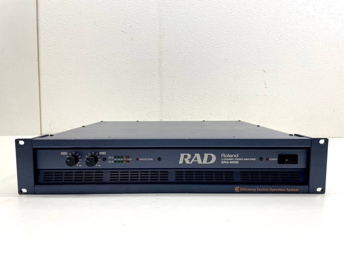 A412-14 Roland ROLAND SRA-600E 2 CHANNEL POWER AMPLIFIER усилитель мощности 
