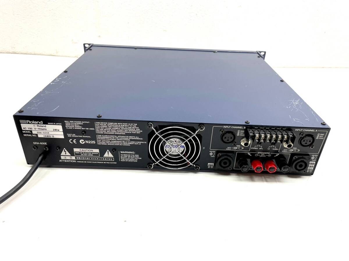 A412-14 Roland ROLAND SRA-600E 2 CHANNEL POWER AMPLIFIER усилитель мощности 