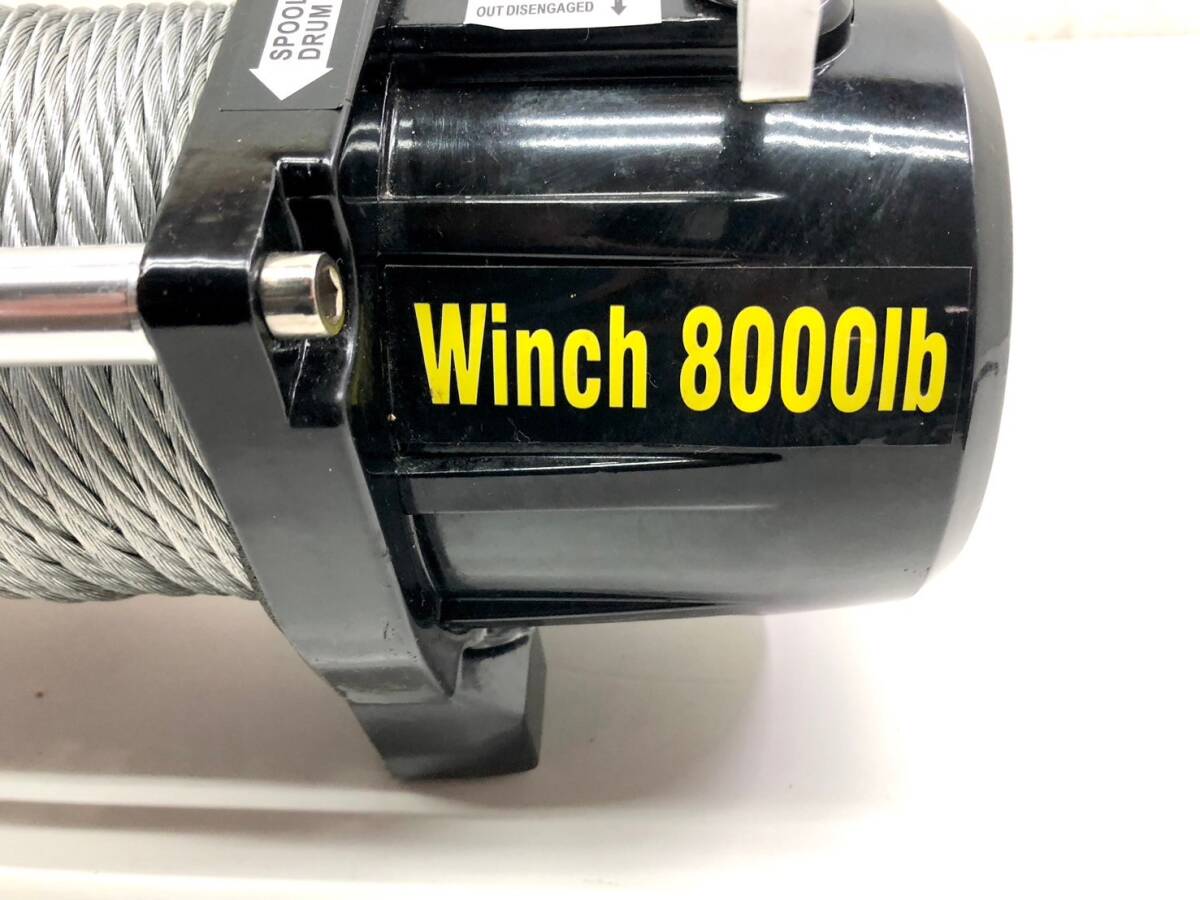 T-30 WARN ワーン Winch 電動ウィンチ ウィンチ 8000lb リモコン付きの画像4