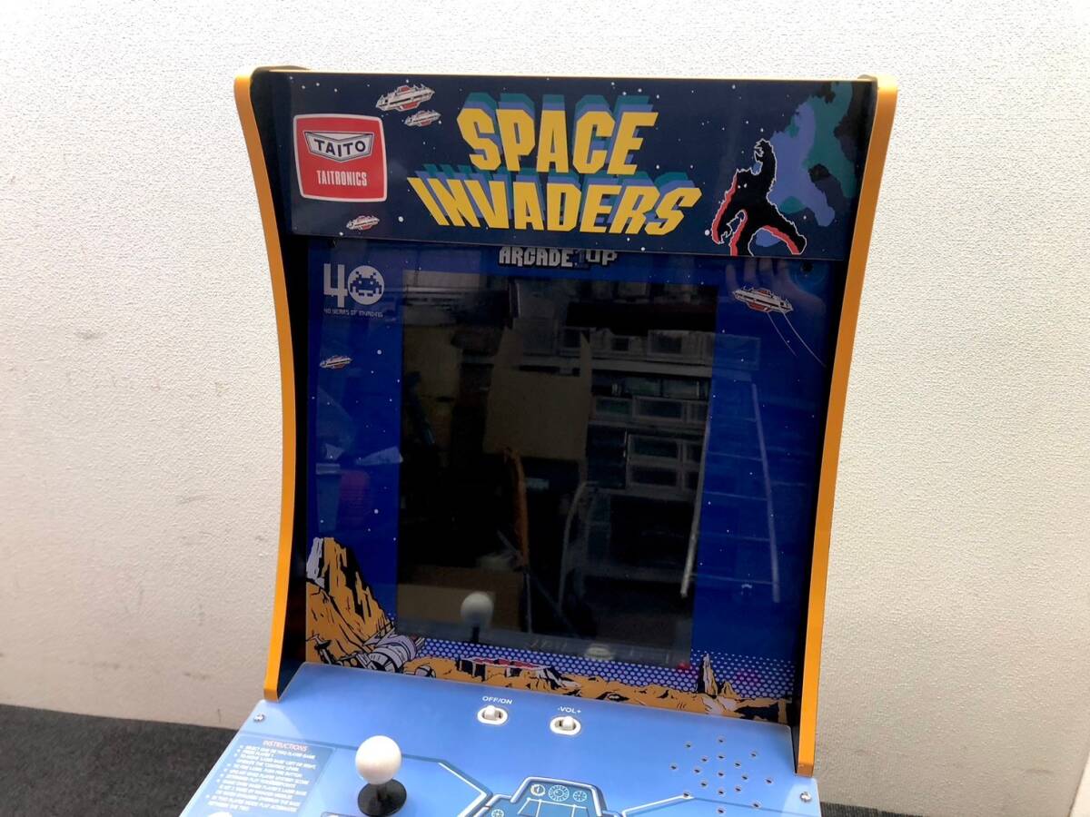 T-34 TAITO タイトー ARCADE 1UP スペースインベーダー ゲーム筐体 SPACE INVADERS 【直接引き取り(東京都大田区)or一都三県自社配達】の画像4