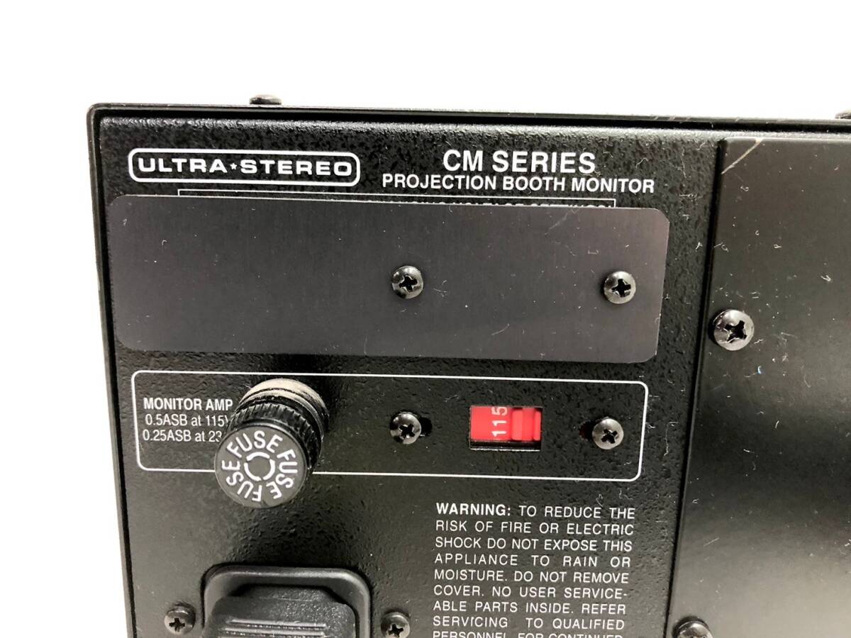 A412-21 ULTRA STEREO CM SERIES 8チャンネル モニターアンプ CM-80 音響機材 レコーディング機器の画像6