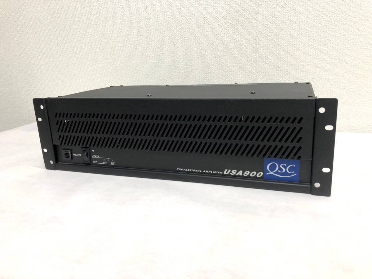 A412-23 QSC USA900 PROFESSIONAL AMPLIFIER 業務用2chパワーアンプの画像1