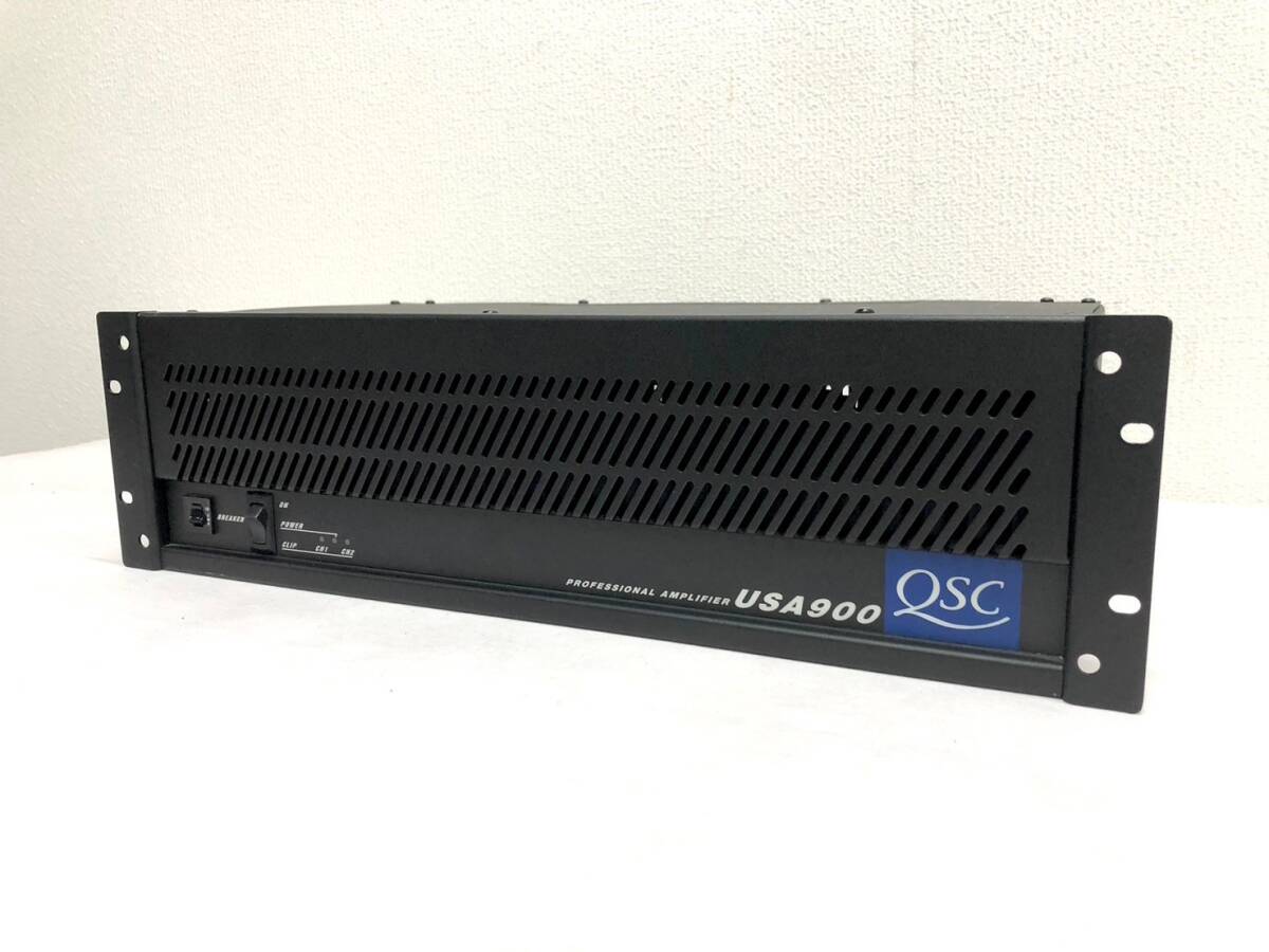 A412-24 QSC USA900 PROFESSIONAL AMPLIFIER 業務用2chパワーアンプの画像1