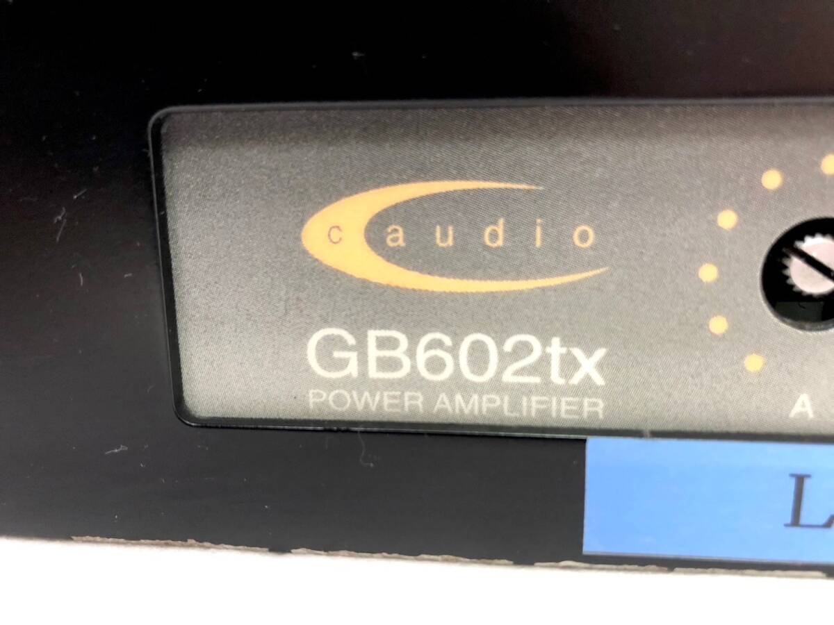 A412-26　Caudio　GB602tx　パワーアンプ　音響機器_画像3