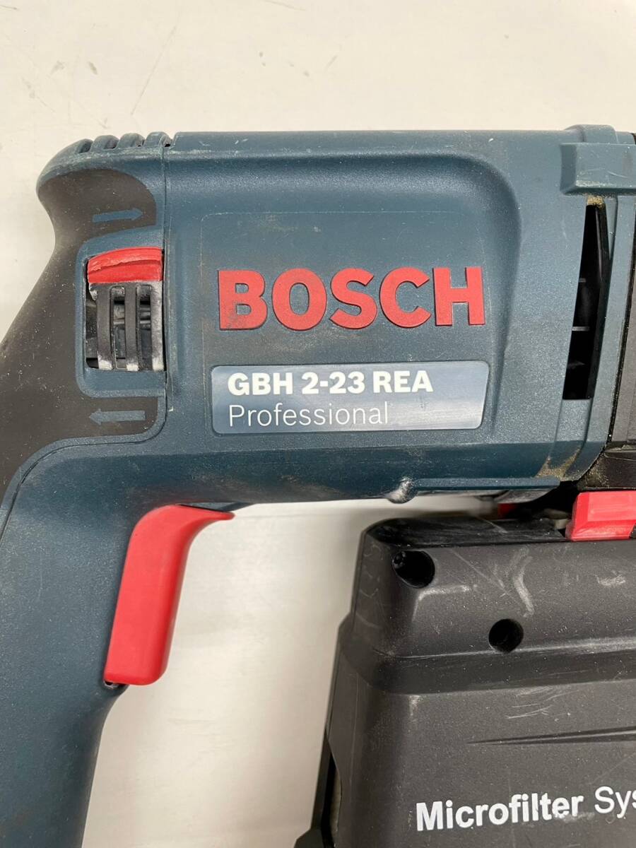 T-41 BOSCH ボッシュ 吸じんハンマードリル GBH2-23REA 替ドリル ケース付き 電動工具の画像3