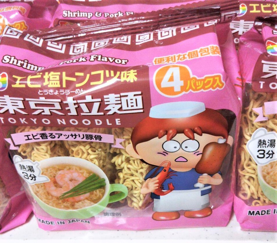 # Tokyo . noodle shrimp salt ton kotsu taste (28g×4 meal go in )×12 sack # with translation 