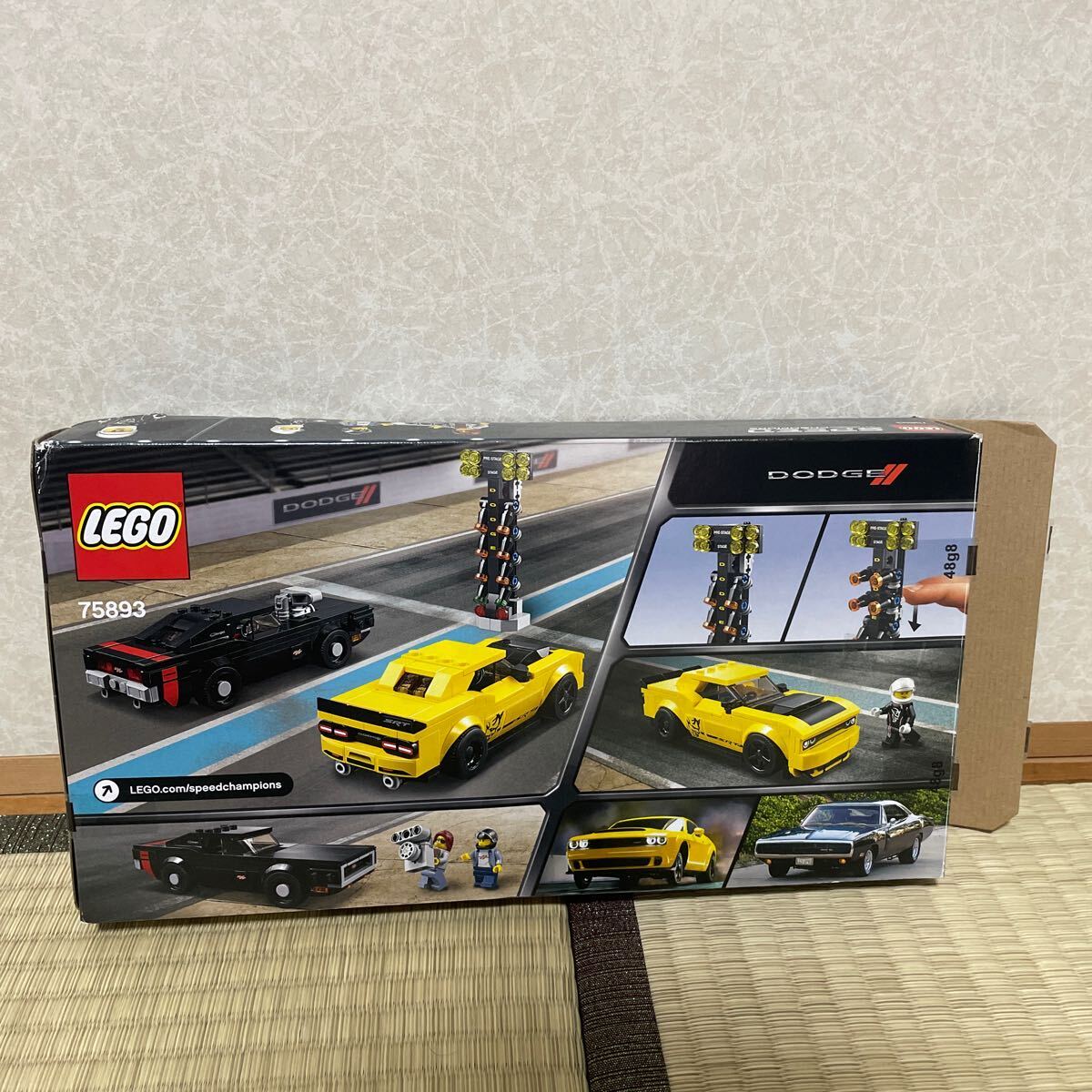 新品同様 LEGO レゴ 75893 2018 Dodge Challenger SRT Demon and 1970 Dodge Charger R/T ダッジ チャレンジャー デーモン チャージャー_画像2