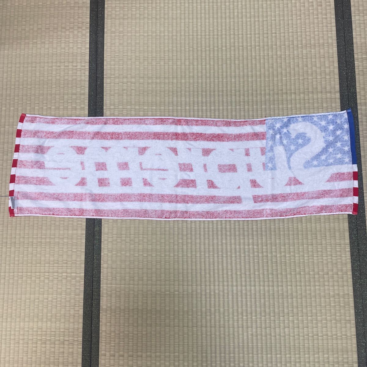激レア 美品 Supreme 12SS Flag Towel シュプリーム フラッグ タオル 星条旗の画像2