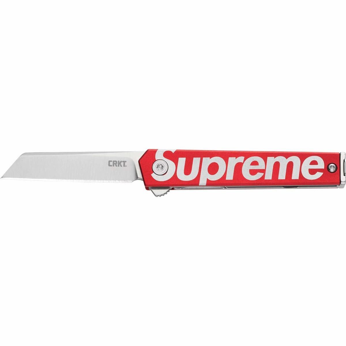 新品 Supreme 24SS CEO Microflipper Pocket Knife シュプリーム マイクロフリッパー ポケット ナイフ Box Logo ボックス ロゴ_画像1