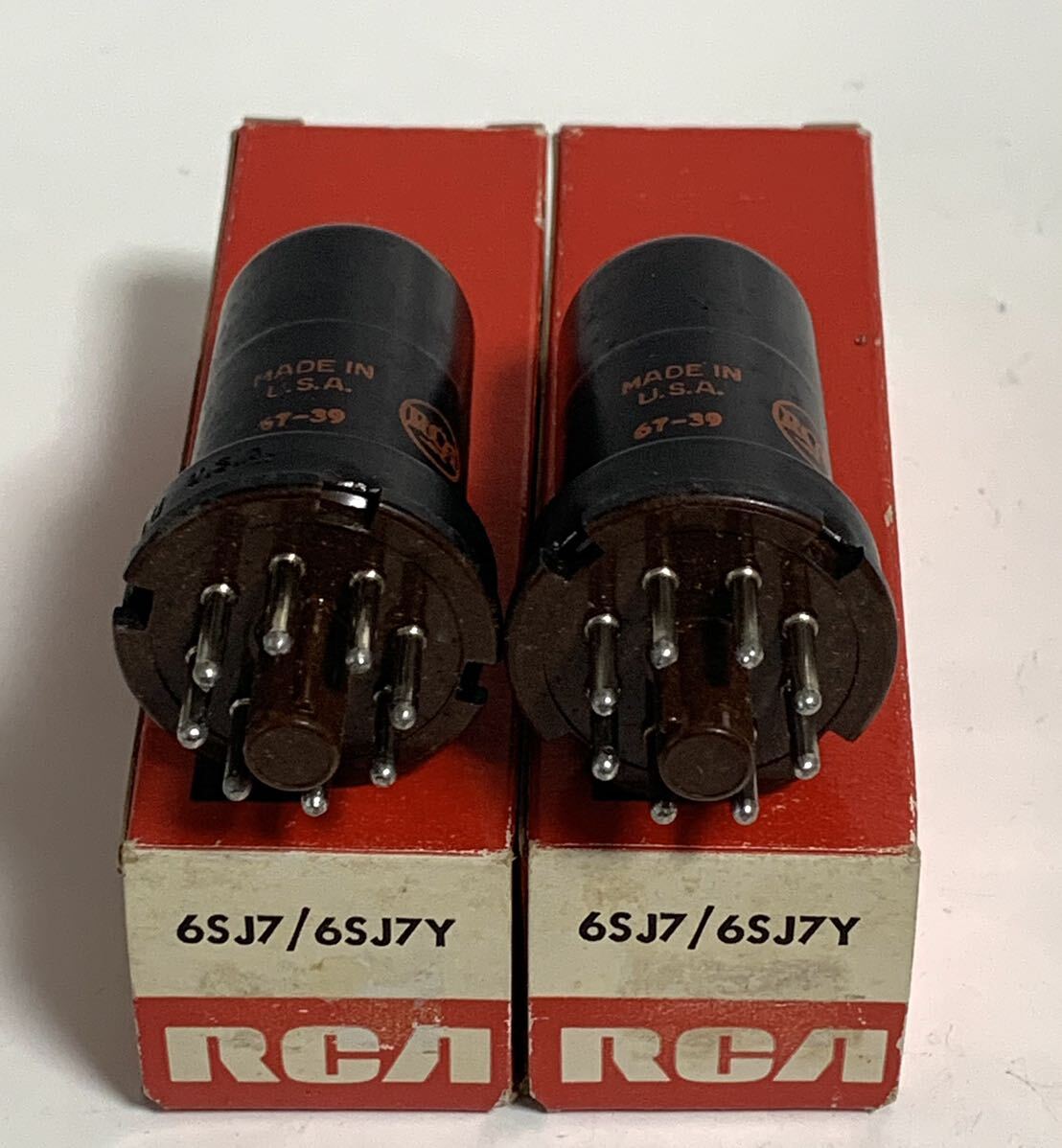 6SJ7/RCA 未使用品のペア GM測定済みの画像3