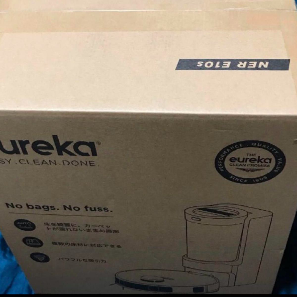 【欧米大人気！創業100年】EUREKA ロボット掃除機 4000pa強力吸引 水拭き両用 自動ゴミ収集　紙パック不要　コスパ良い