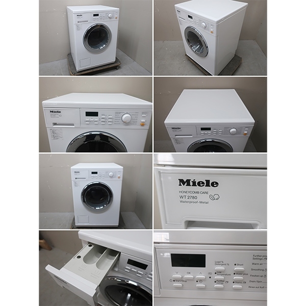 ■EM606D/未使用展示品/Miele/ミーレ/44.6万/ビルトイン全自動洗濯乾燥機/WT2780WPM/白/ホワイト/単相200Vの画像2