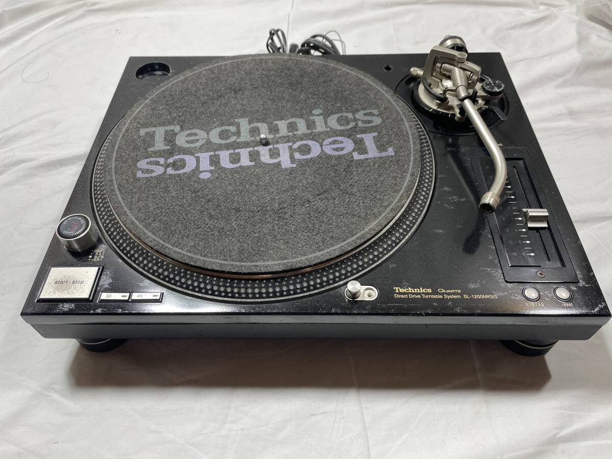 回転OK! Technics SL-1200MK5G ダイレクトドライブターンテーブル 中古 テクニクス/レコードプレーヤー_画像1