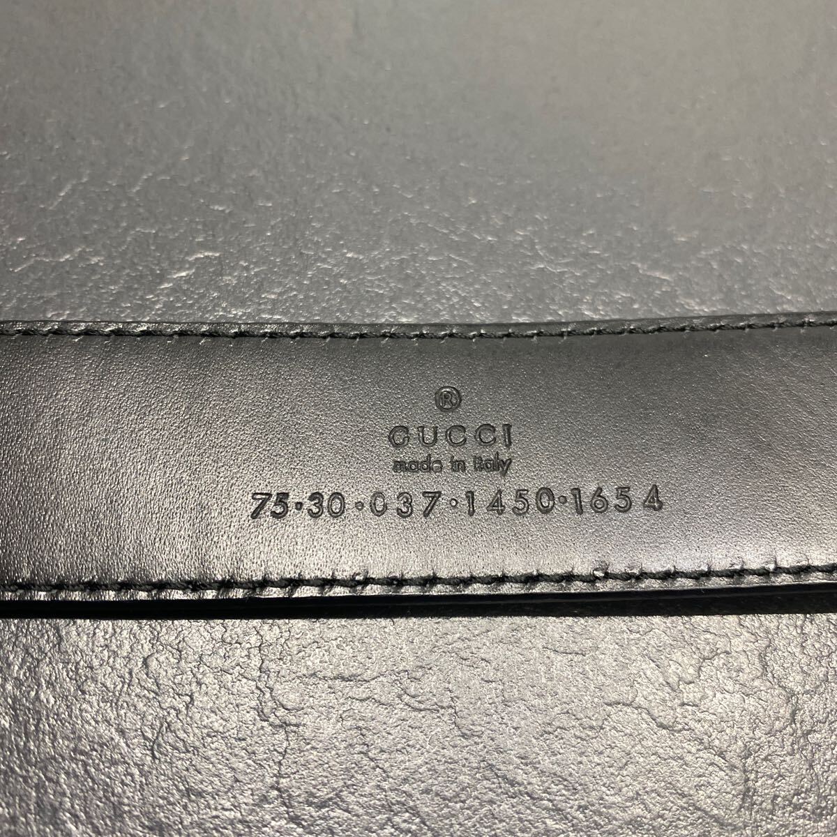 GUCCI レディース　ベルト　本革①_画像3