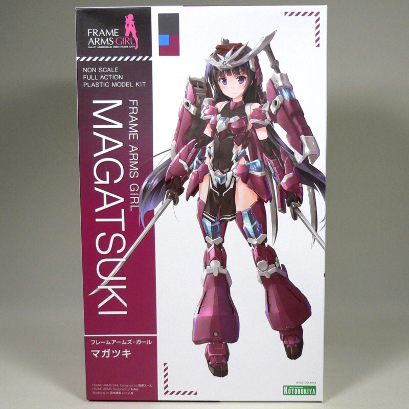 フレームアームズ・ガール マガツキ　コトブキヤ プラモデル KOTOBUKIYA　FRAME ARMS GIRL　MAGATSUKI　和ビキニ 赤リボン少女_画像3