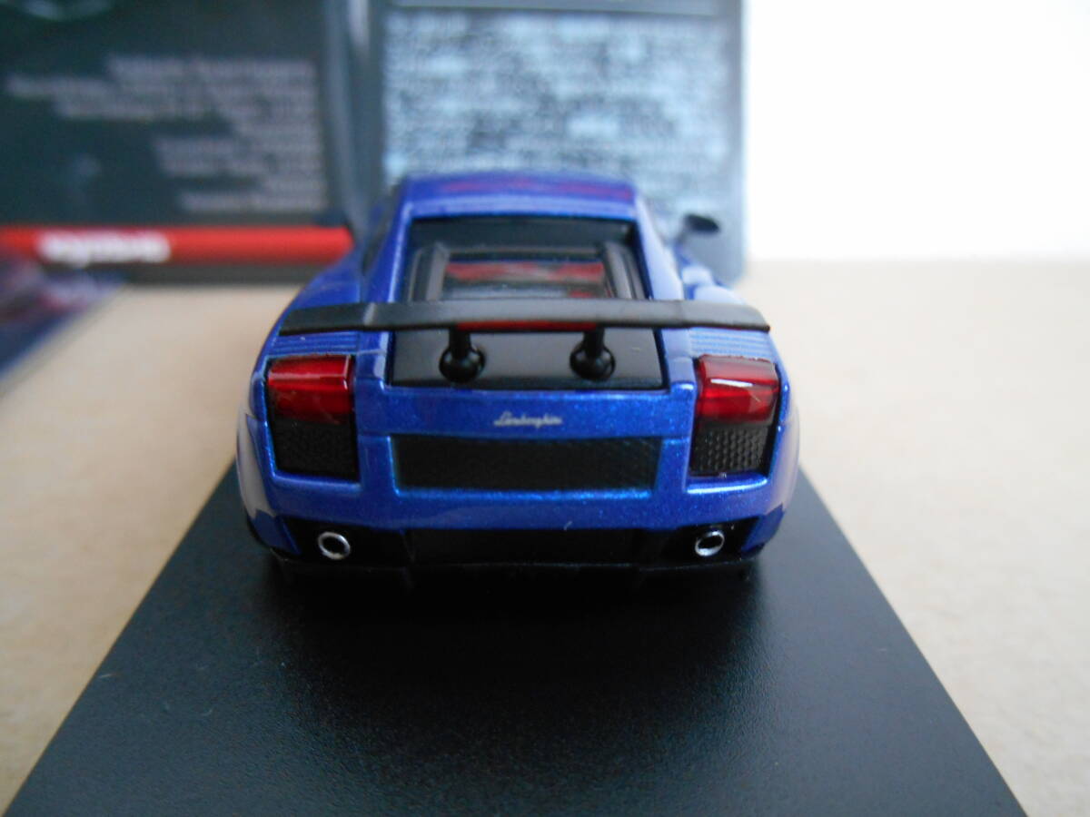 ★京商 1/64 ランボルギーニ ガヤルド スーパーレジェーラ（ブルー）★1/64 Lamborghini Gallardo Superleggera (Blue) ★の画像6