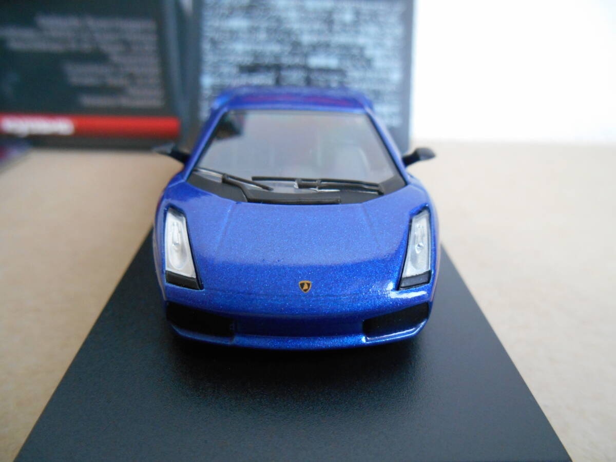 ★京商 1/64 ランボルギーニ ガヤルド スーパーレジェーラ（ブルー）★1/64 Lamborghini Gallardo Superleggera (Blue) ★の画像5