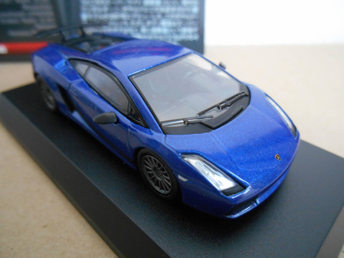 ★京商 1/64 ランボルギーニ ガヤルド スーパーレジェーラ（ブルー）★1/64 Lamborghini Gallardo Superleggera (Blue) ★_画像2