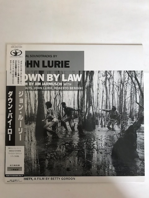■帯付プロモ■ジョン・ルーリー/ダウン・バイ・ロウ 見本盤 極美品（TOM WAITS、トム・ウェイツ）